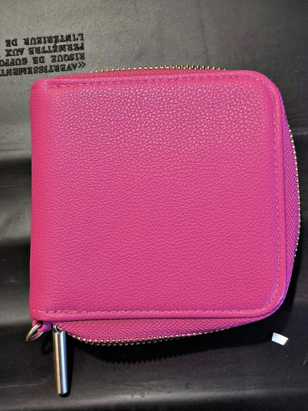 Thirty-One Zip-Around Mini Benjamins Wallet in Pink Like New